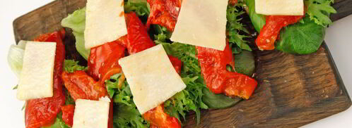 бутерброд с творожным сыром и печеным перцем. Шаг 8