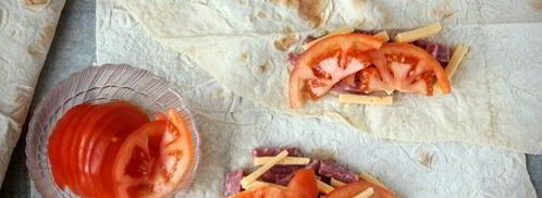 бутерброды из лаваша. Шаг 5