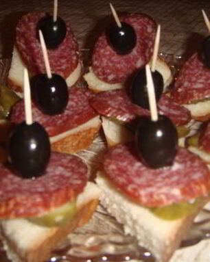 Бутерброды к Новогоднему столу