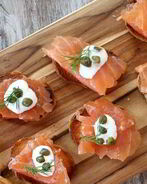 Бутерброды с форелью