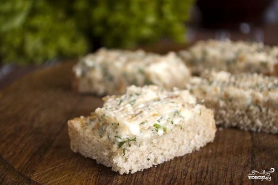 Рецепт бутербродов с копченым кальмаром