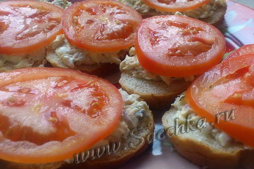 Рецепт бутербродов с рыбой