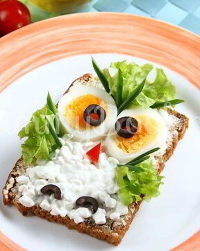 Детский бутерброд Сова