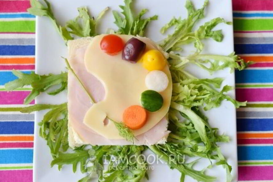 Рецепт детского бутерброда