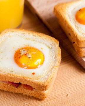 Горячие бутерброды с окороком