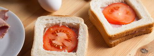 горячие бутерброды с окороком. Шаг 5