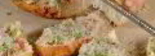 горячие бутерброды с рыбными консервами. Шаг 3