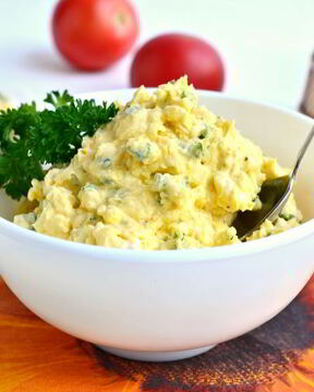 Намазка для бутербродов из вареных желтков и плавленого сыра