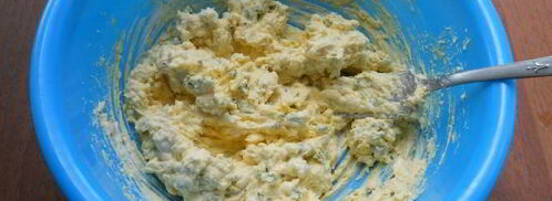 намазка для бутербродов из вареных желтков и плавленого сыра. Шаг 5