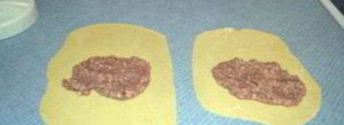 чебуреки домашние с мясом. Шаг 8