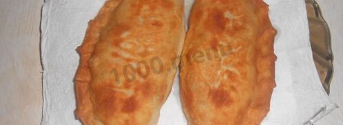 чебуреки хрустящие без усилий. Шаг 17