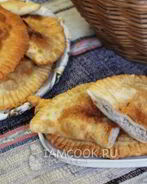 Чебуреки на пиве с мясом