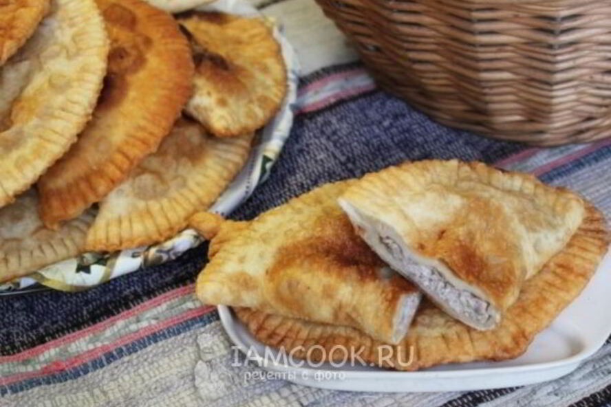 Рецепт чебуреков на пиве с мясом