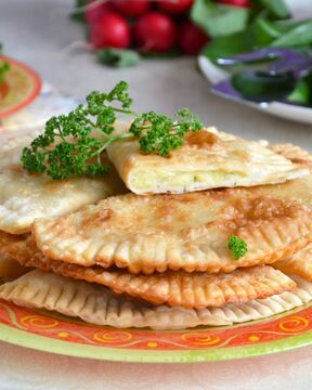Чебуреки с картошкой