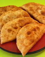 Чебуреки с мясом и зеленью