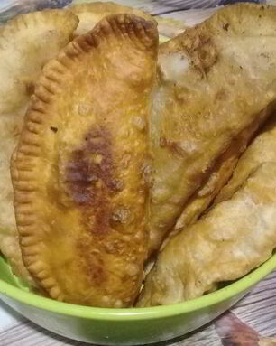 Чебуреки с рубленым мясом