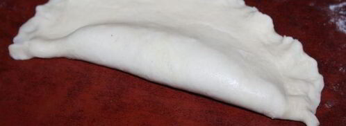 сочные хрустящие чебуреки со свининой. Шаг 8