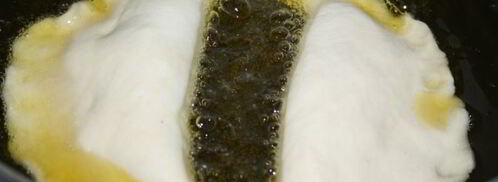 сочные хрустящие чебуреки со свининой. Шаг 9