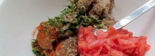 тесто для чебуреков на минералке. Шаг 3