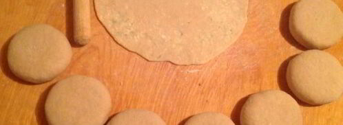 тонкие чебуреки с картофельной начинкой. Шаг 7