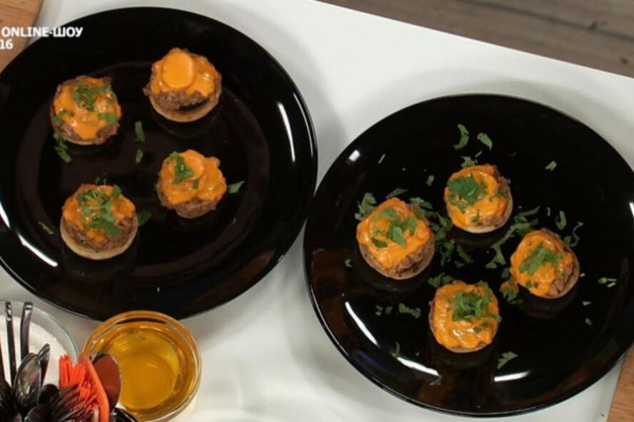 Рецепт чизбургера из грибов