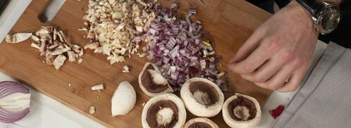 чизбургер из грибов. Шаг 3