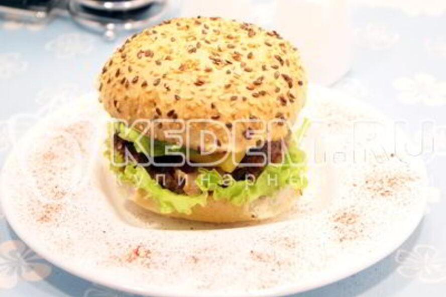 Рецепт чизбургера с беконом