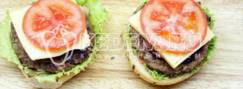 чизбургер с беконом. Шаг 9