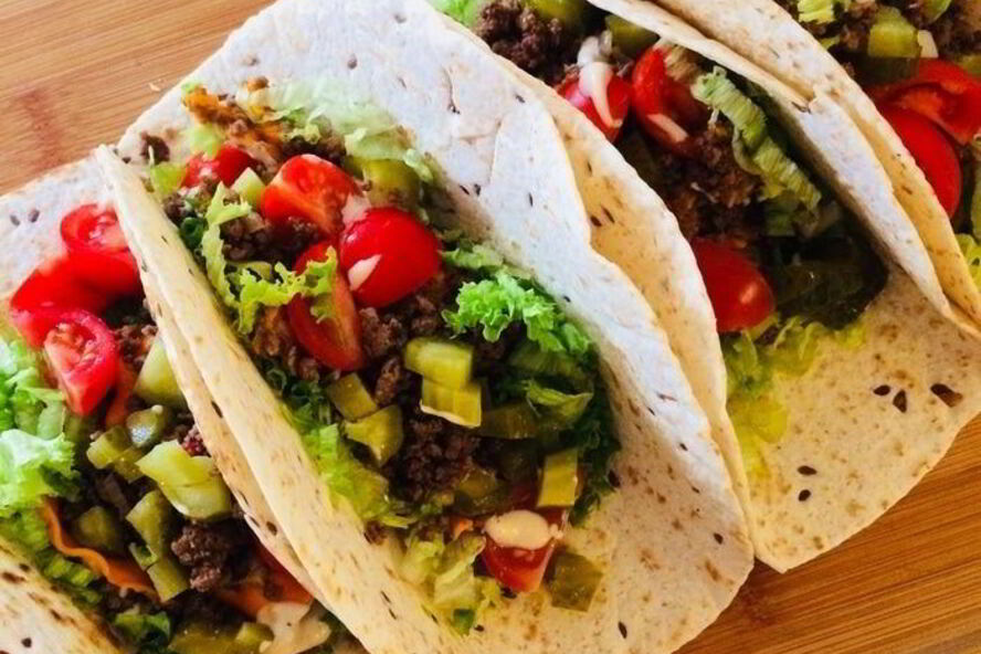 Рецепт лучшего тако-чизбургер