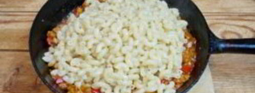 макароны чизбургер. Шаг 8