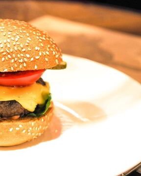 Мраморный чизбургер