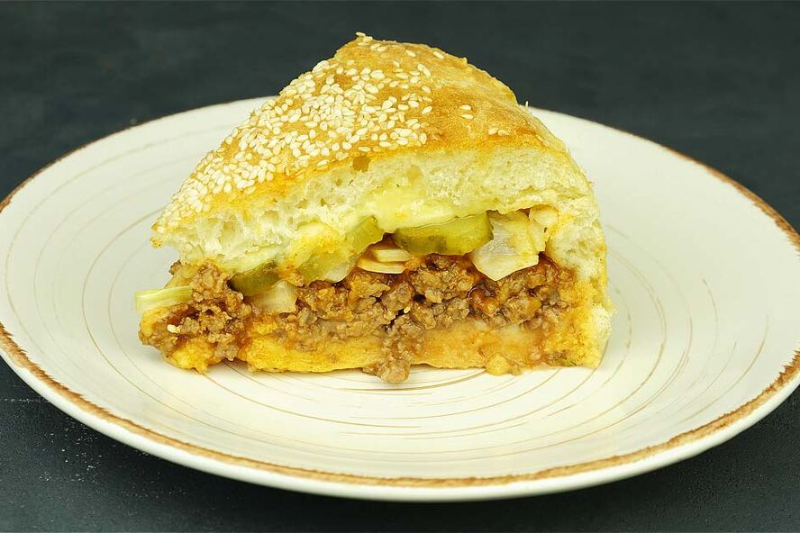 Рецепт пирога-чизбургера