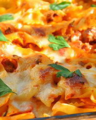 Запеченная паста Чизбургер