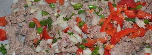 запеченная паста чизбургер. Шаг 4