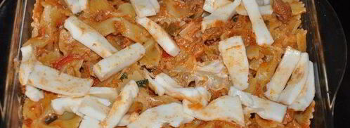 запеченная паста чизбургер. Шаг 8