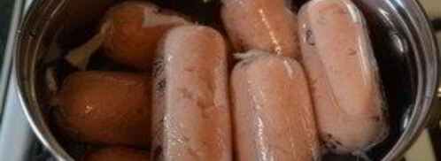 домашние сосиски из курицы. Шаг 7