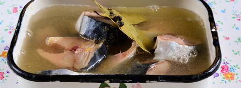 домашняя маринованная скумбрия. Шаг 7