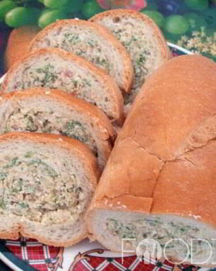 Фаршированный батон