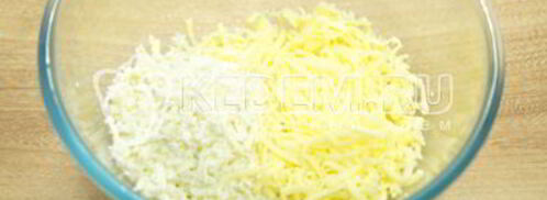 фаршированные яйца дед мороз. Шаг 4