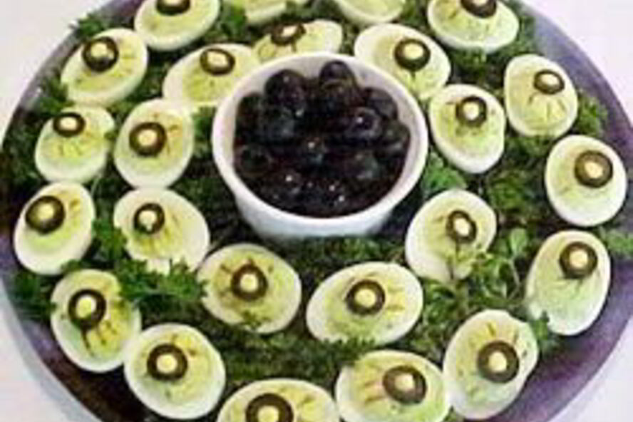 Рецепт фаршированных яиц глаза ящерицы