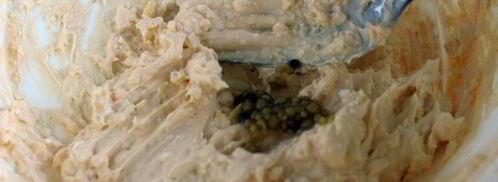 фаршированные яйца с икорным кремом. Шаг 5