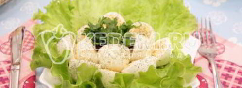 яйца фаршированные сыром. Шаг 6