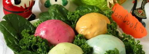 яйца фаршированные в цветном желе. Шаг 23