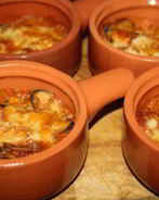 Горячая закуска из мидий