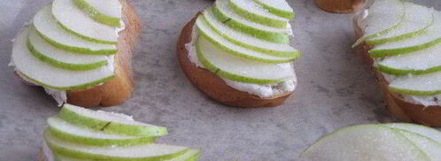 десертные гренки с грушей и амаретто. Шаг 8