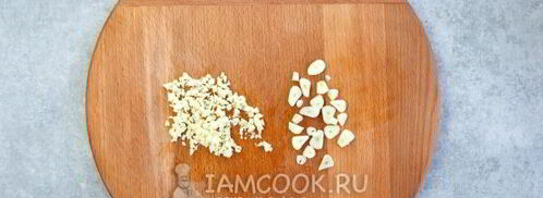 гренки из бородинского хлеба с чесноком. Шаг 6