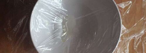 гренки из черного хлеба с вареным яйцом. Шаг 3