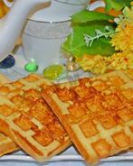 Гренки из хлеба в вафельнице