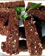 Гренки с чесноком и укропом