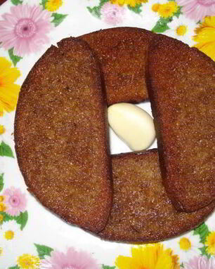 Гренки с чесноком